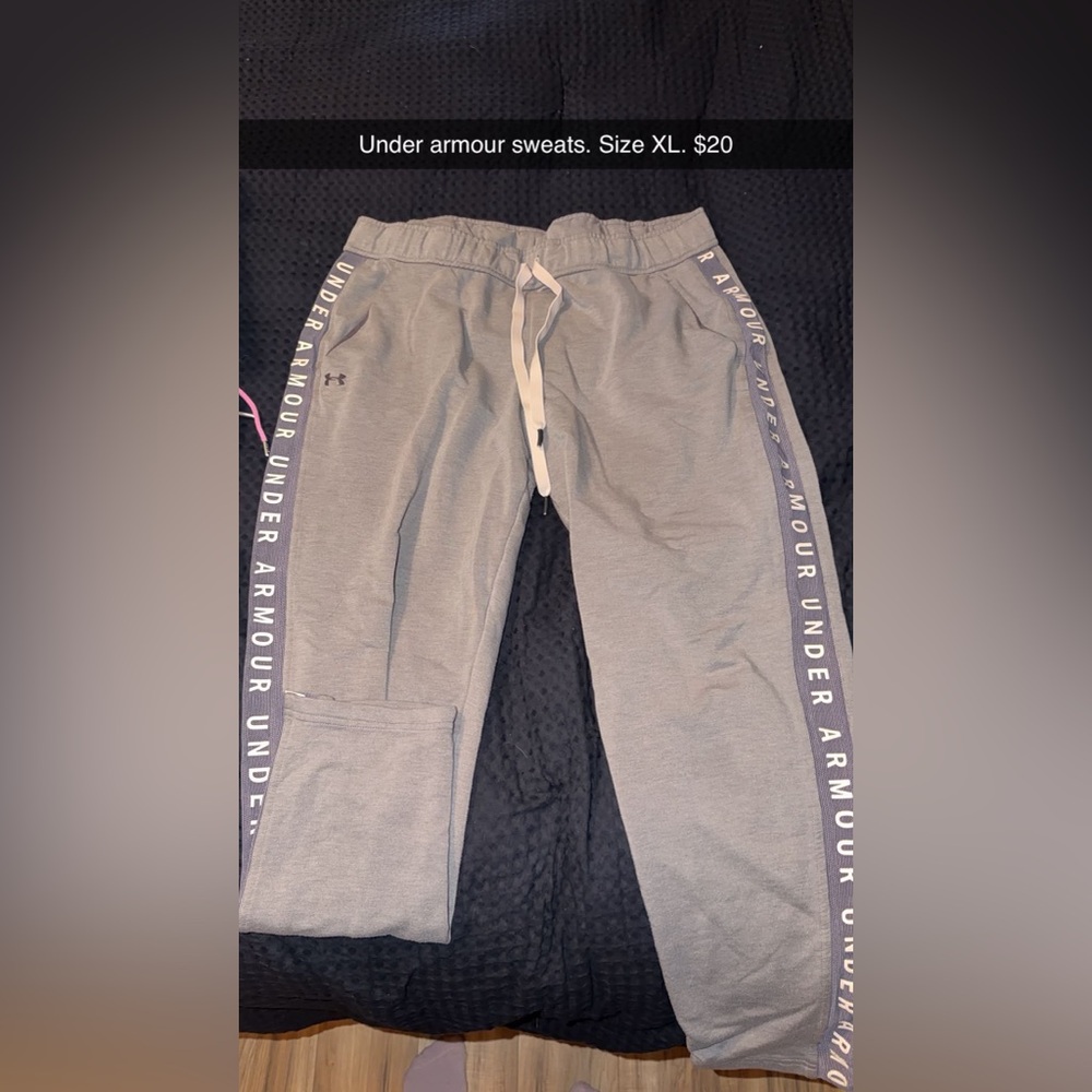 Under Armour Gray Track Pants